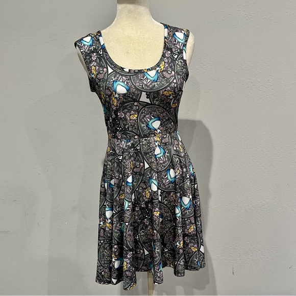 Disney Alice In Wonderland Stained Glass Dress - Size Small - Picture 3 of 15